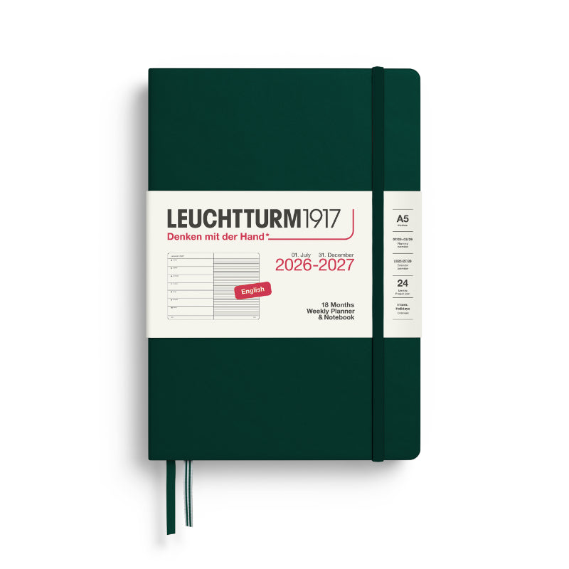 Leuchtturm1917 18 Months Weekly Diary and Notes 2027
