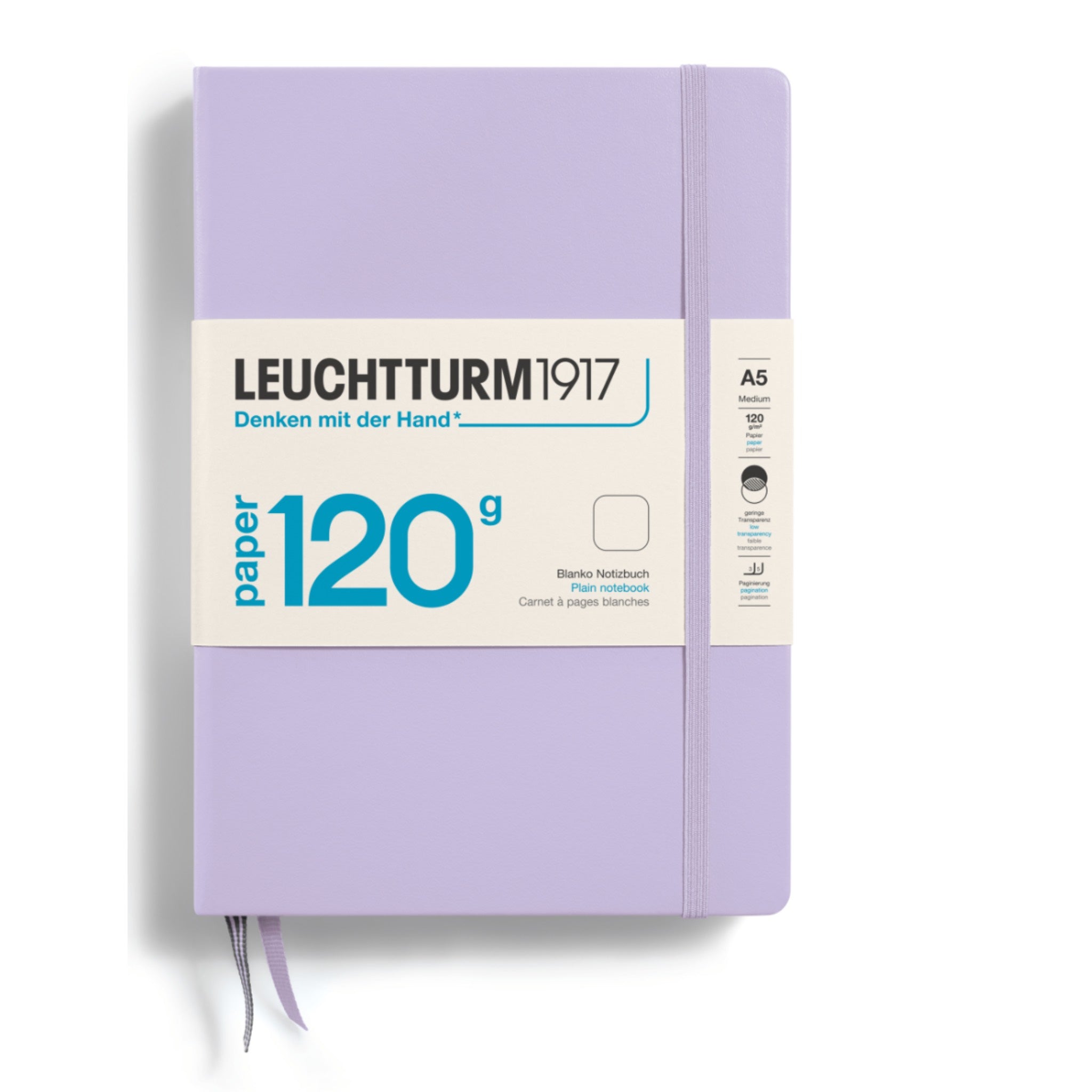 Leuchtturm1917 Medium Hardcover 120g Notebook Lilac