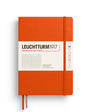 Pumpkin orange notebook with Leuchtturm1917 branding on a white background