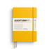 Sunflower yellow notebook with Leuchtturm1917 branding on a white background