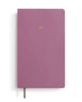 Purple notebook with '2027' printed on it against a white background