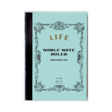 Life ruled notebook 