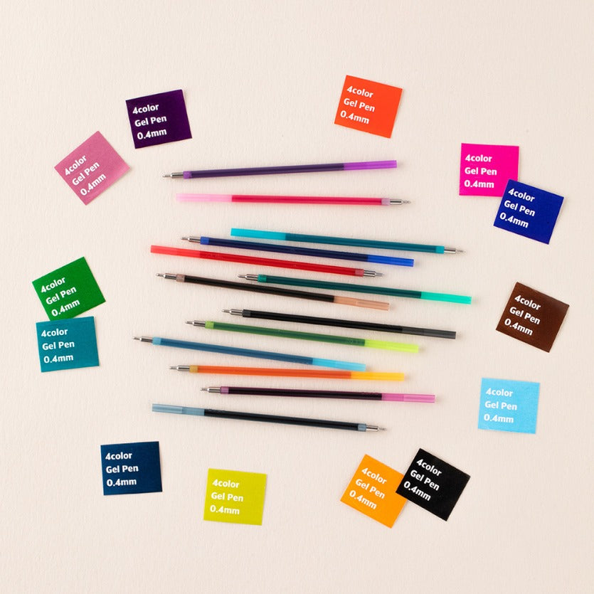 4-Colour Gel Pen Refills