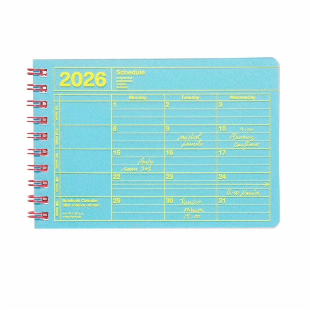 Desk Calendar 2026