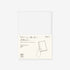 MD Paper Clear Vinyl Notebook Cover A6