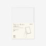 MD Paper Clear Vinyl Notebook Cover A6