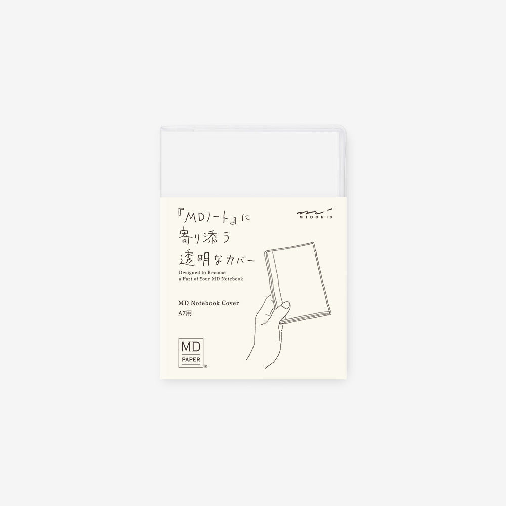 MD Paper Clear Vinyl Notebook Cover A7