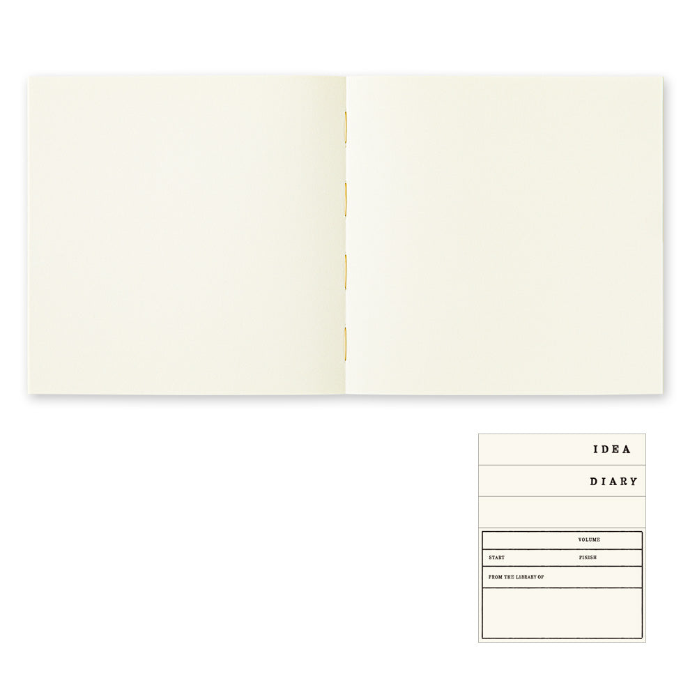 MD Paper Thick Notebook A5 Square Blank 