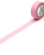 Rose Pink washi tape with a visible brand label on a white background