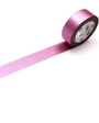 High Brightness Metallic Pink tape with a strip of adhesive on a white background