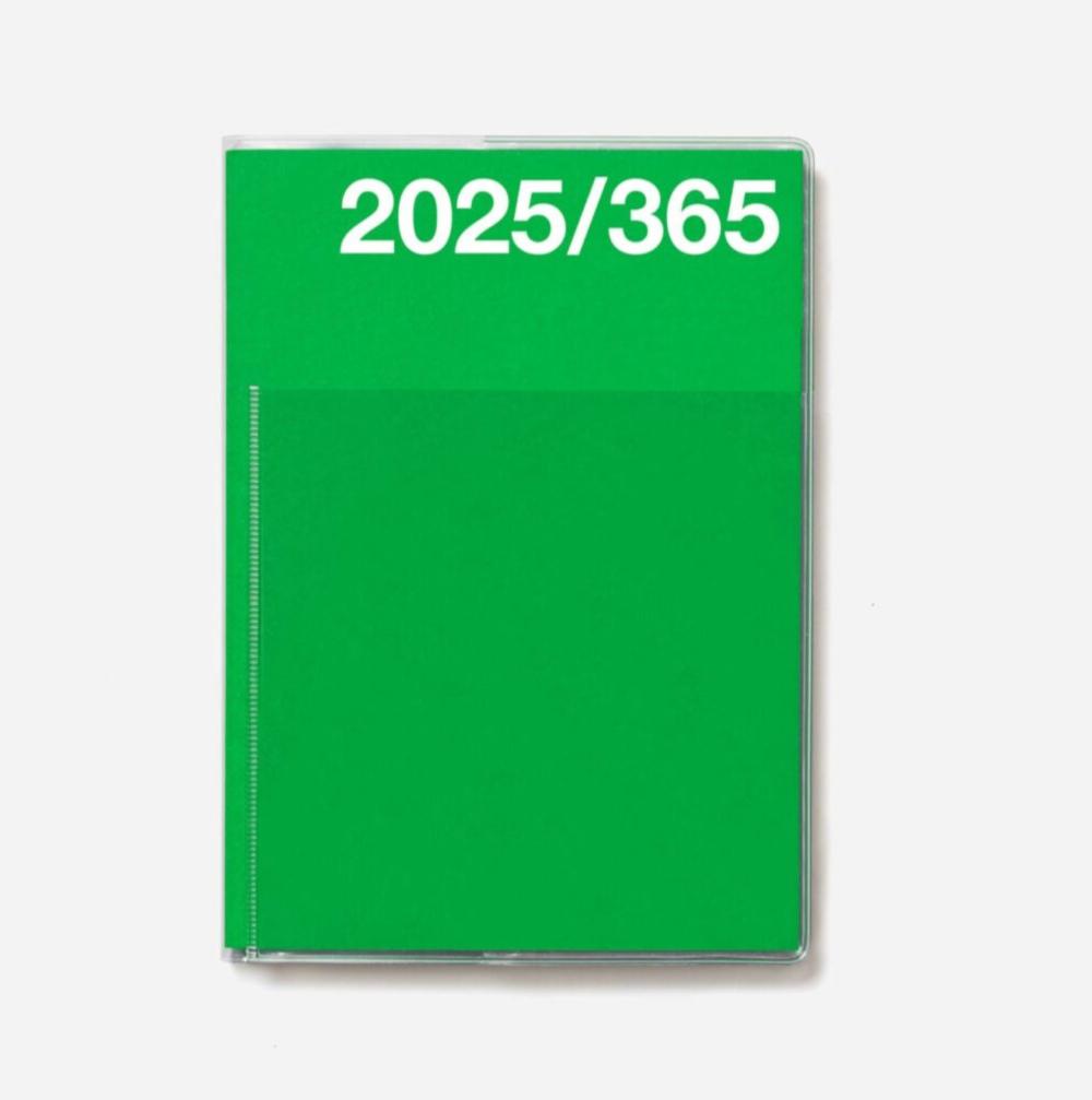 Marjolein Del haas 2025 Planner B 2421 front cover Green