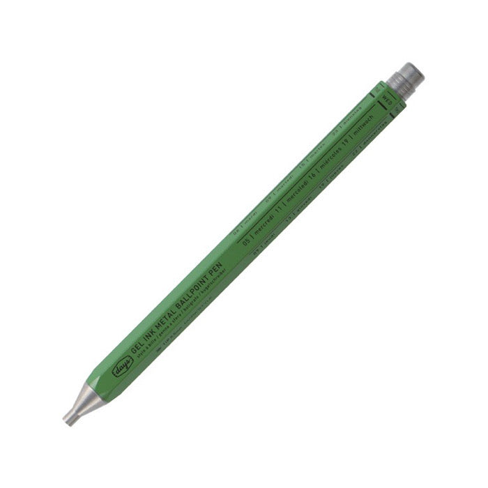 Mark's Tokyo Edge Metal Days Gel Ballpoint Pen - Green