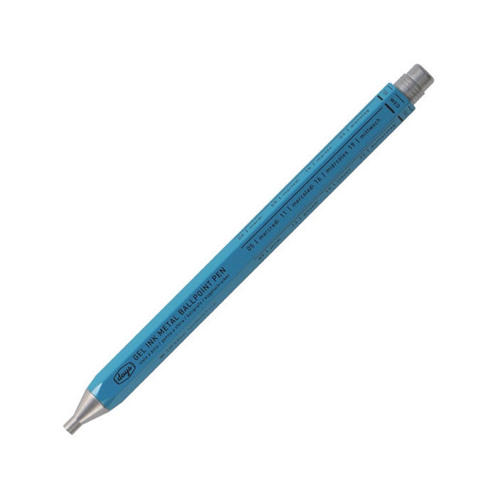 Mark's Tokyo Edge Metal Days Gel Ballpoint Pen - Blue