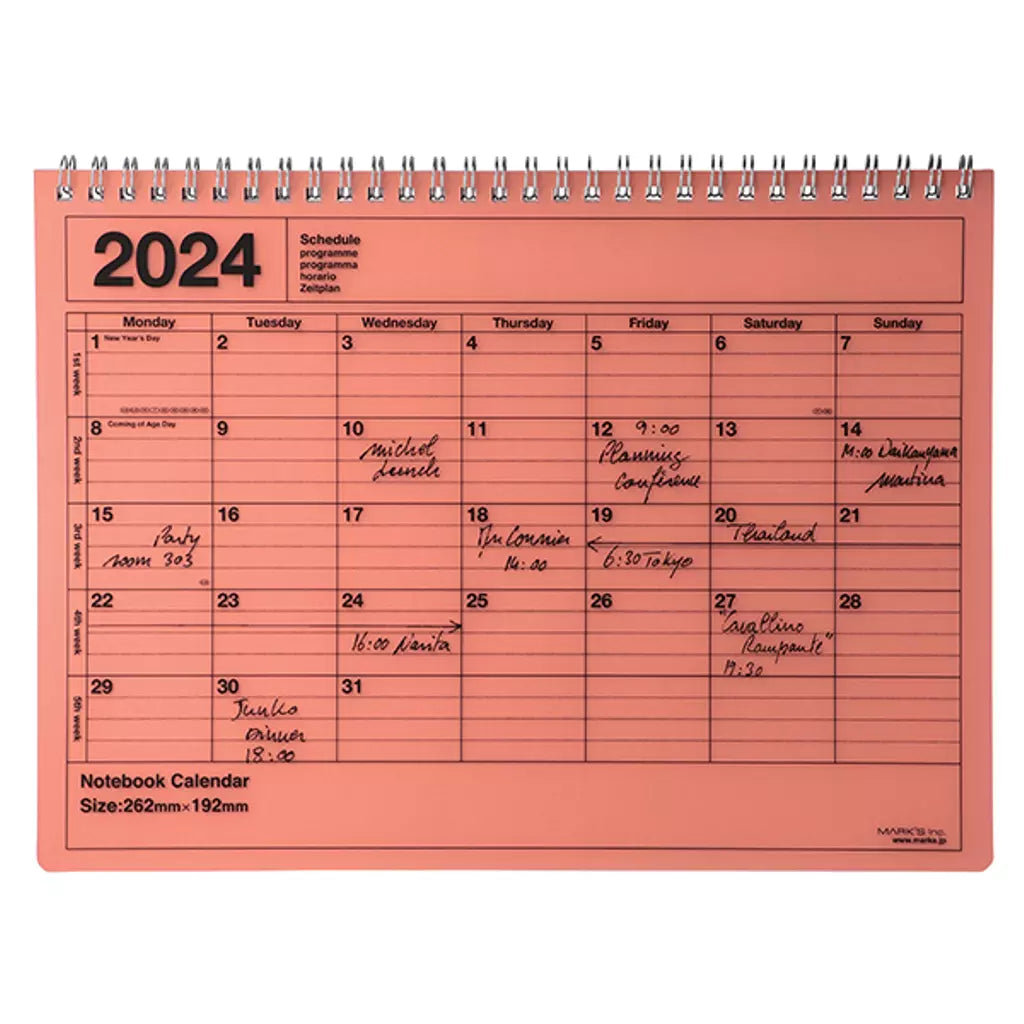 Mark's Inc Medium Desk Calendar 2024