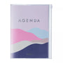 2026 agenda with colorful abstract design on a white background