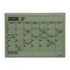 Khaki Desk Calendar from Marks Tokyo Edge that is ring bound, lies flat and is minimalist