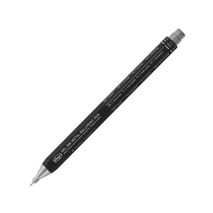 Marks Tokyo Edge Metal Days Gel Pen Black