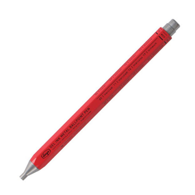 Marks Tokyo Edge Metal Days Gel Pen Red