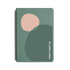 Green notebook with abstract shapes and 'TWENTY-TWENTY' text on a white background