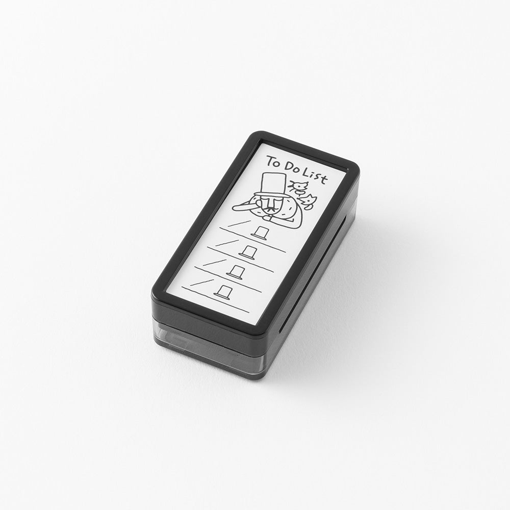 Ojisan 30th Anniversary Paintable stamp Pre-inked Half Size  To Do List