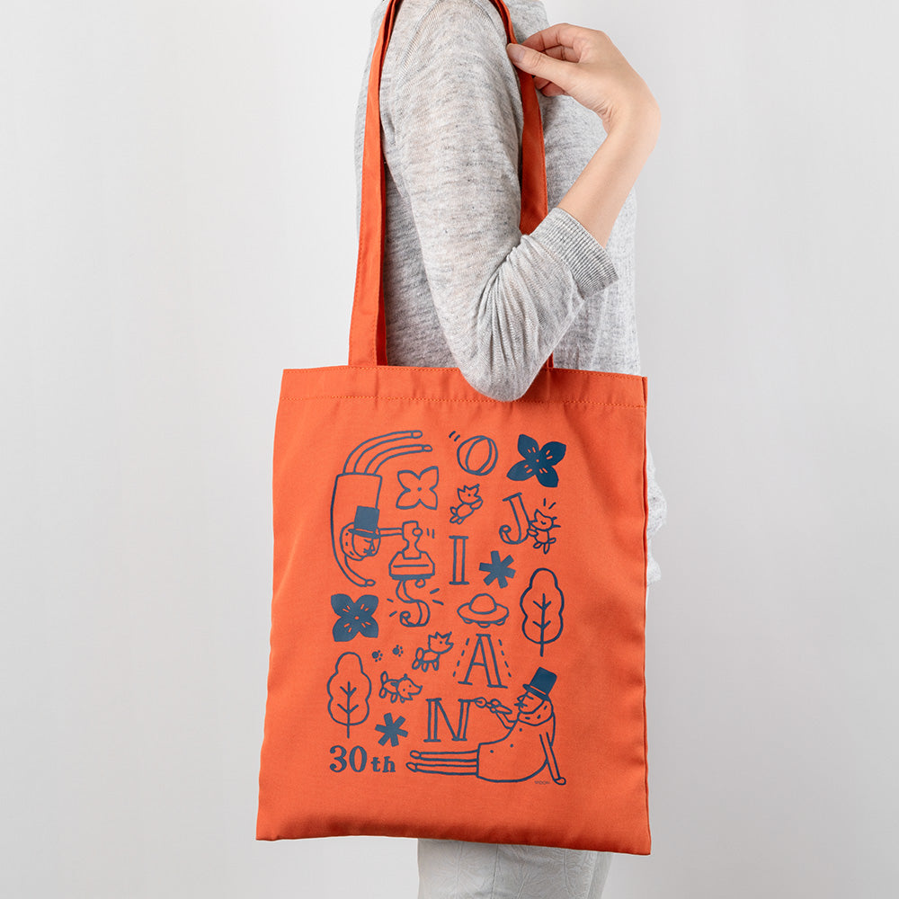 Ojisan 30th Anniversary Tote Bag  Red