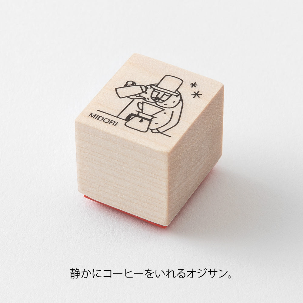 Ojisan 30th Anniversary Wooden Stamp  C