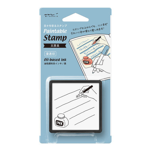 Paintable stamp Stationery