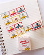 Pencil Cars Stamp Washi Tape