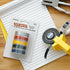 Penco Tape Writer embossing label maker with packaging on a wooden surface