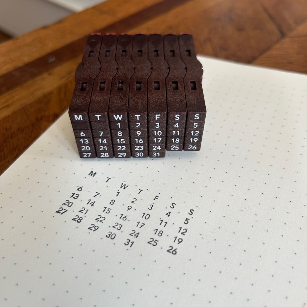 Perpetual Calendar Stamp