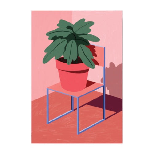 Plant & Chair Greeting Card