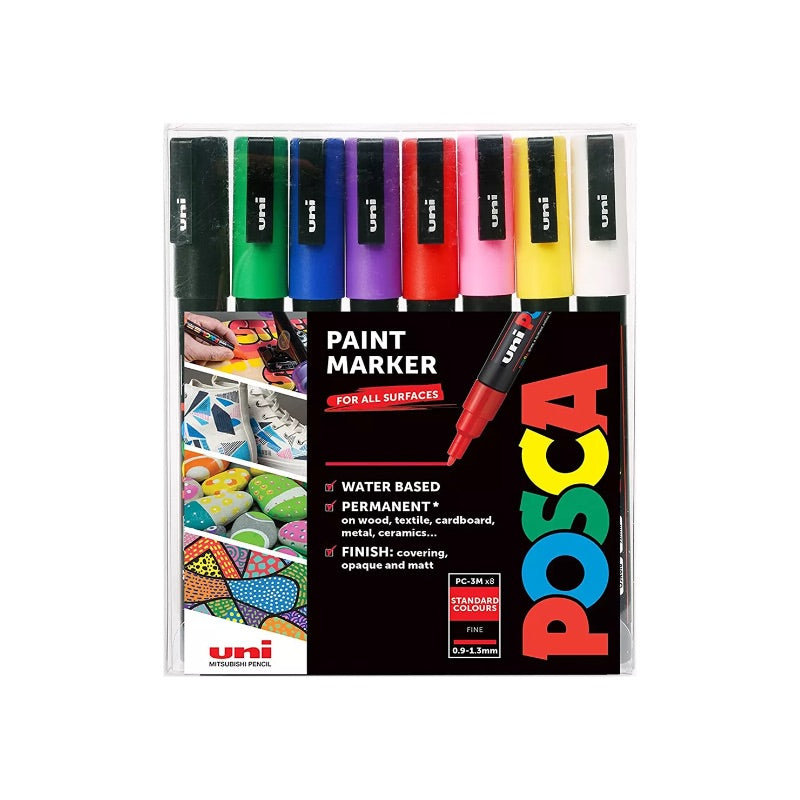 Posca PC-3M Starter Pack of 8