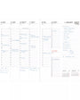 Two-page calendar for January 2027 with handwritten notes.