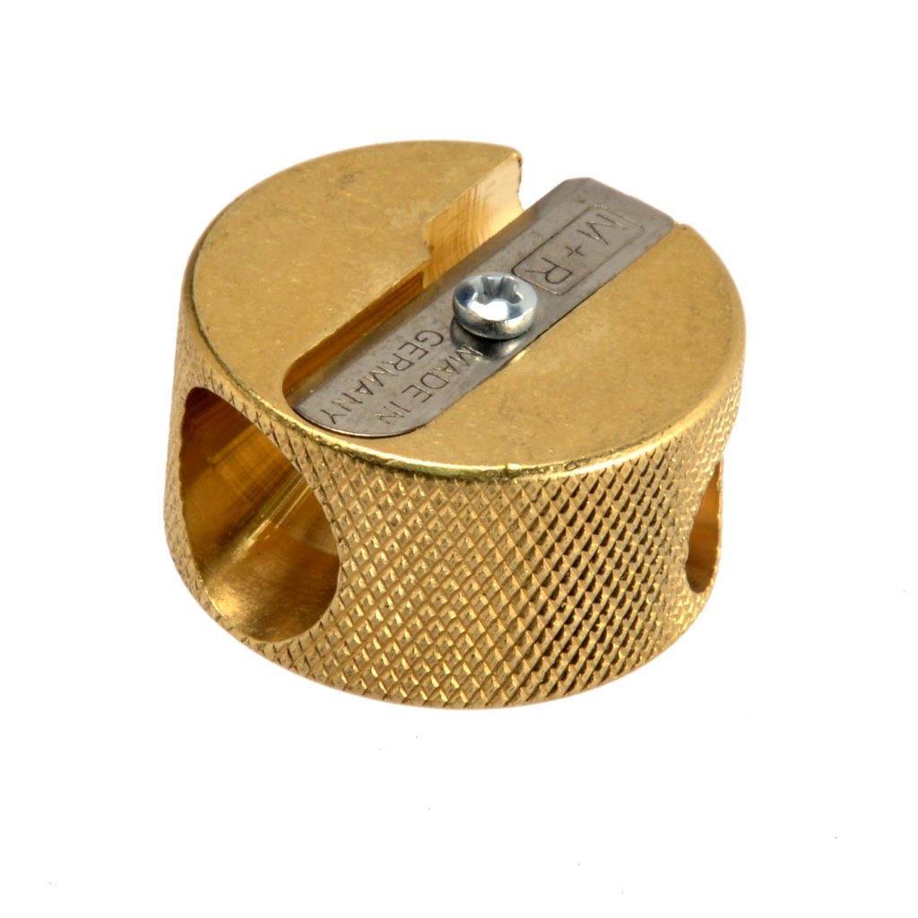 Brass Double Hole Pencil Sharpener
