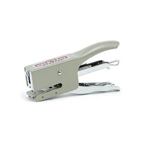 Stapler with visible brand name on a white background