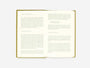 Text document with a gold border on a white background