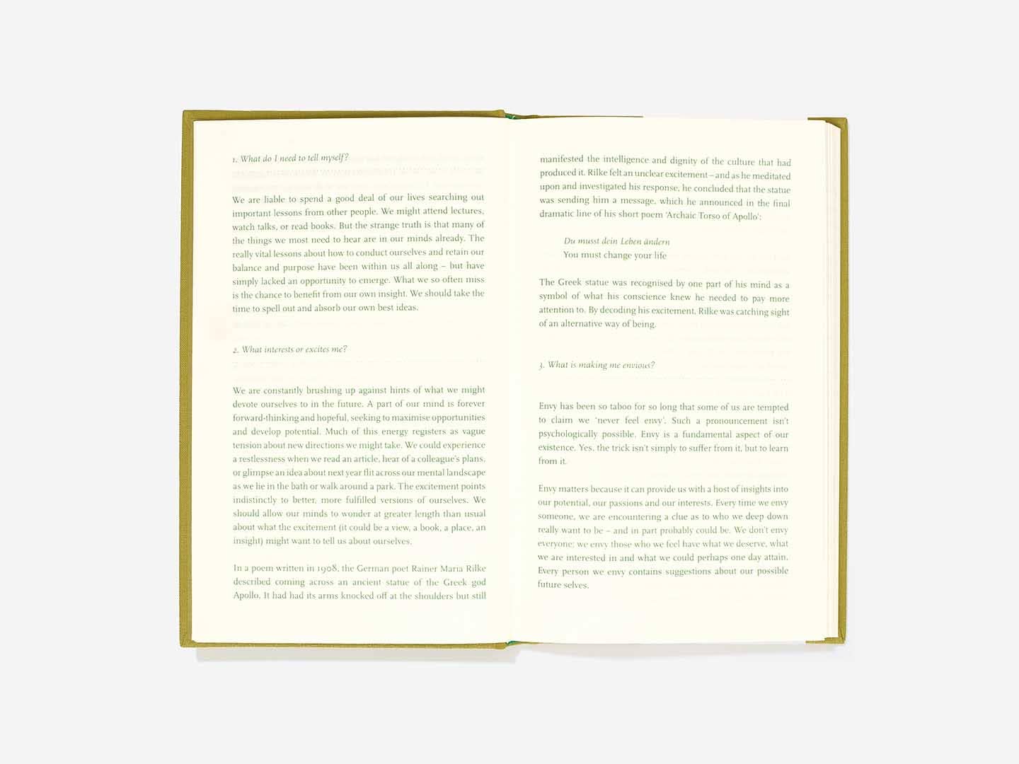 Text document with a gold border on a white background