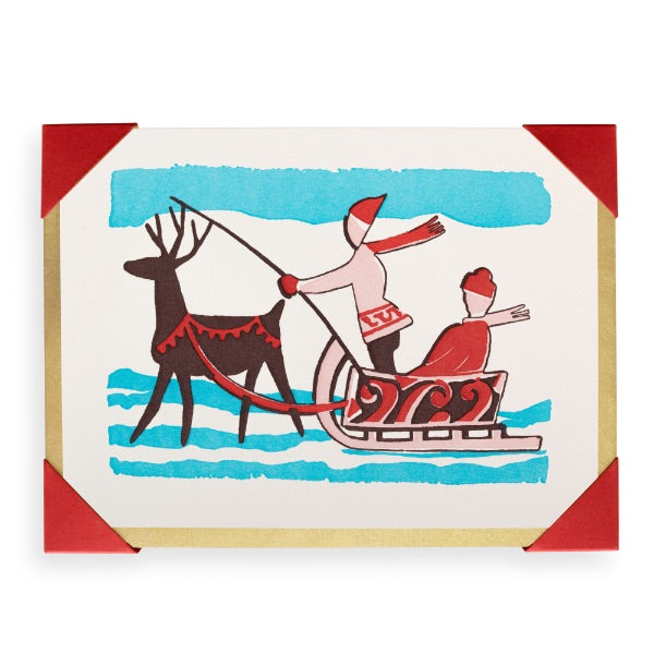 Sleigh Ride Card Pack of 5