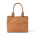 Brown tote bag on a white background