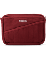 Red pouch with 'Soolia' branding on a white background