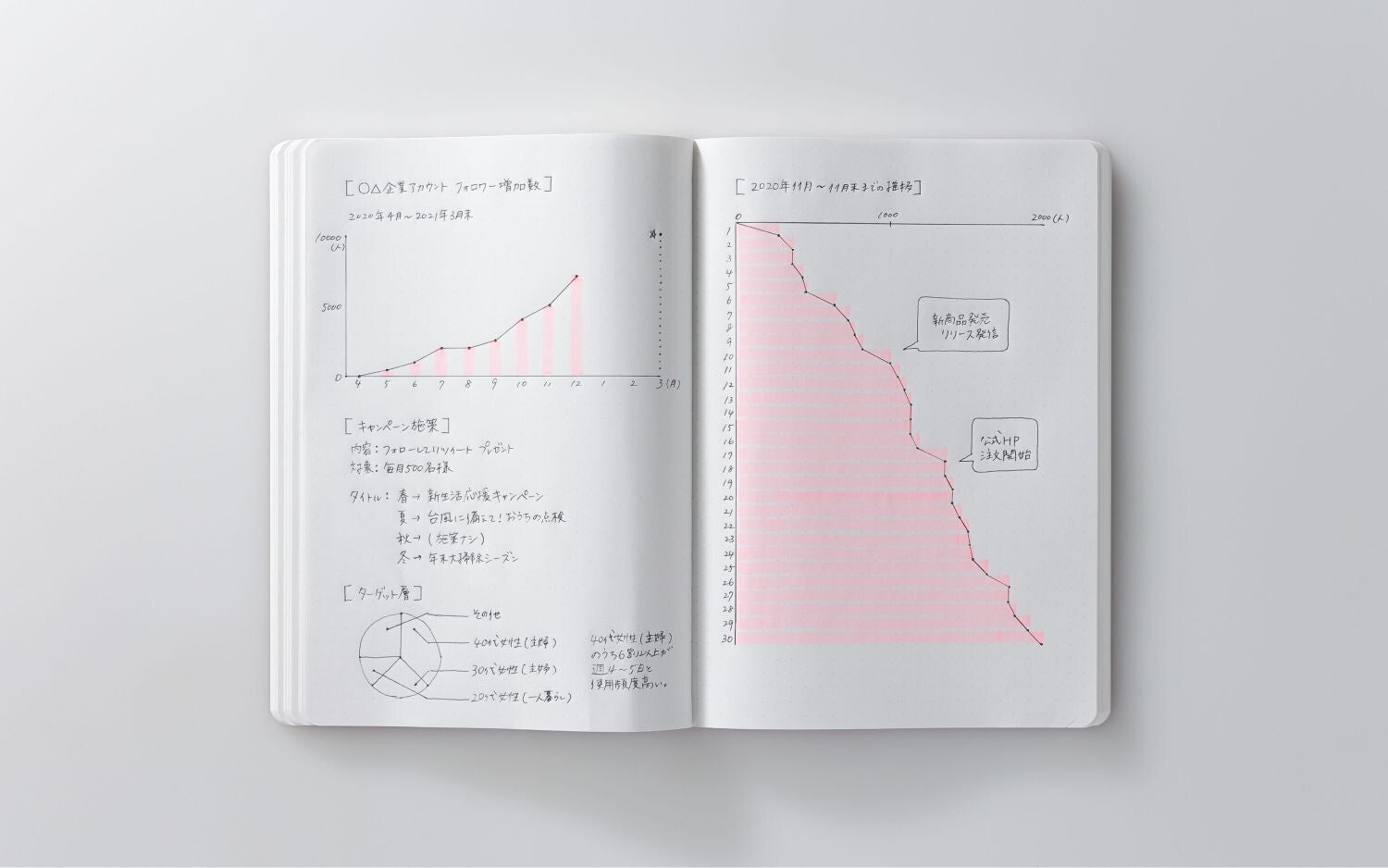 stalogy half year notebook example one of being used with diagrams dotted paper