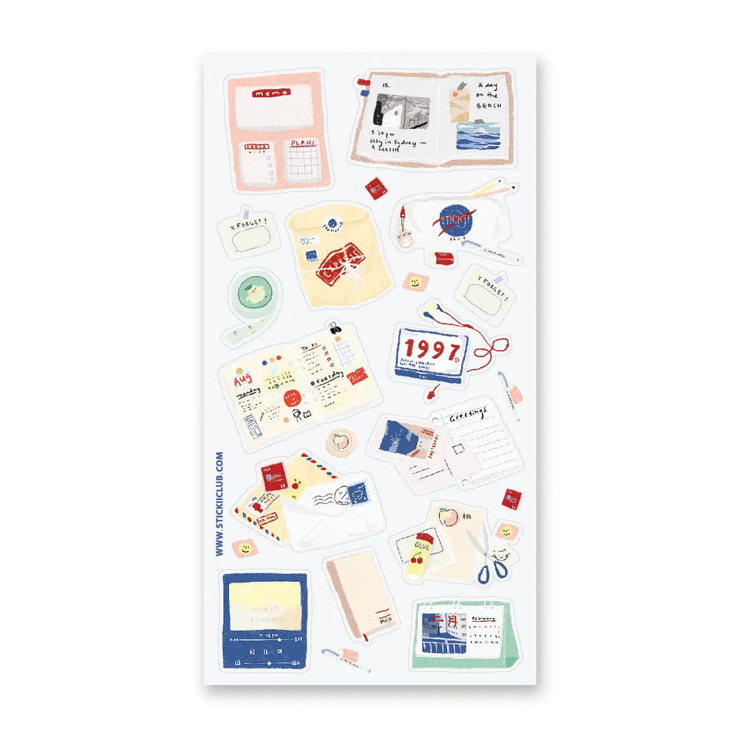 Stationery Essentials Sticker Sheet
