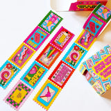 Stationery Store Day Stamp Pattern Washi Tape