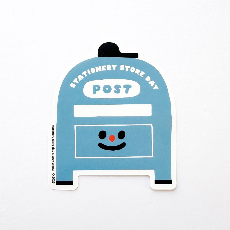 Stationery Store Day Mailbox Buddy Vinyl Sticker