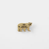 Traveler’s Factory Brass Bear Badge