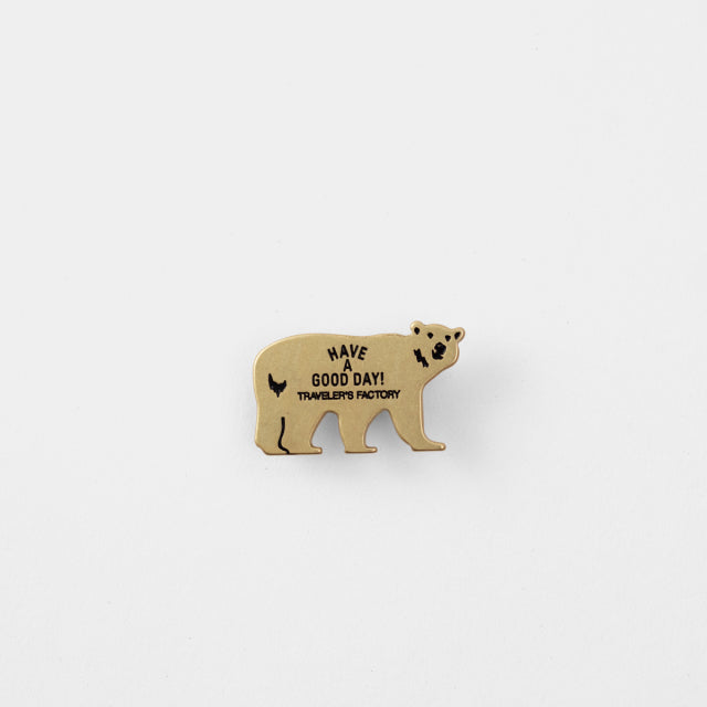 Traveler’s Factory Brass Bear Badge