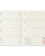 Calendar with a minimalistic design on a white background