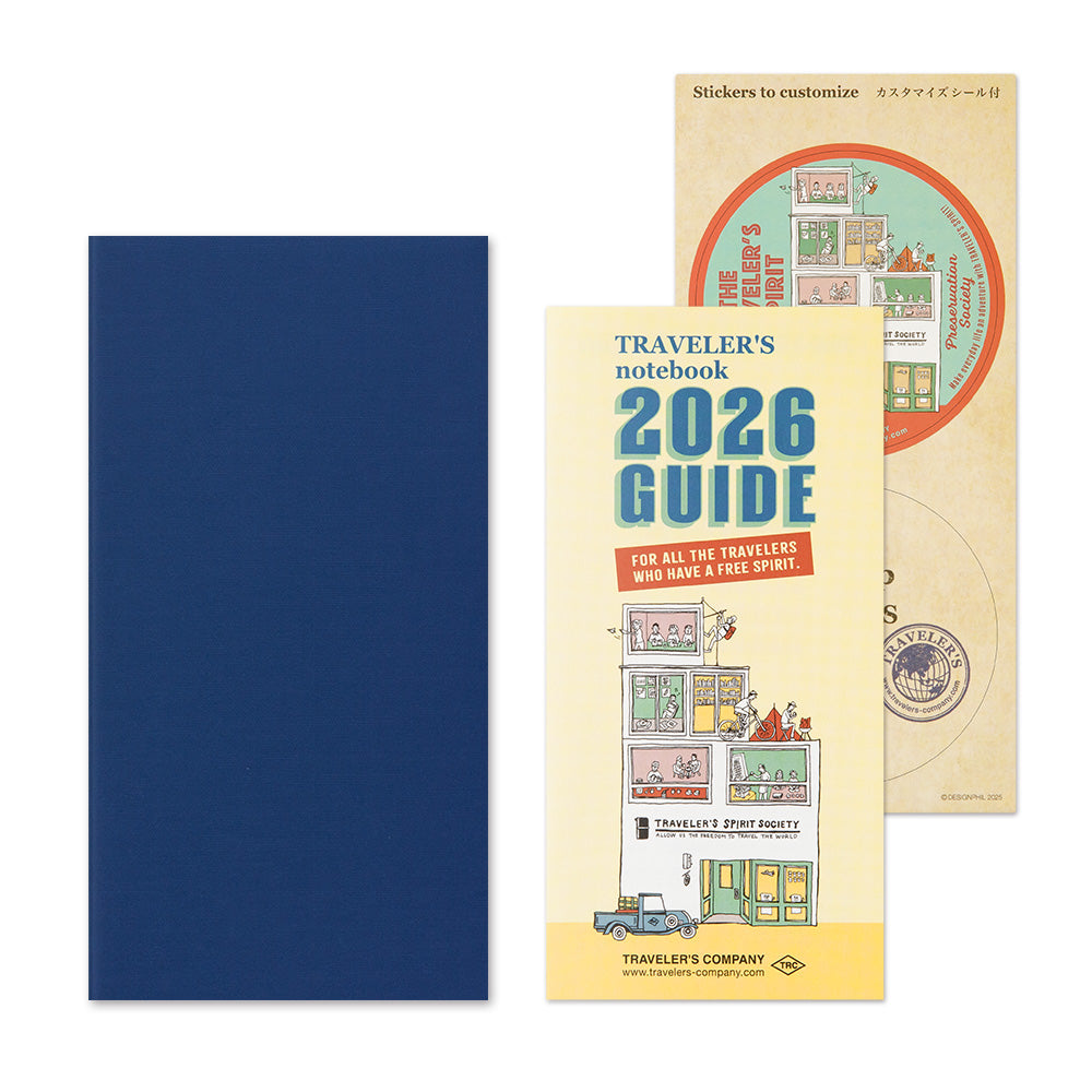 TRAVELER'S Notebook Refill: Half-Year Weekly Memo / Diary July-Dec 2026