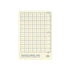Grid notebook page with ruler and TRC logo on a white background