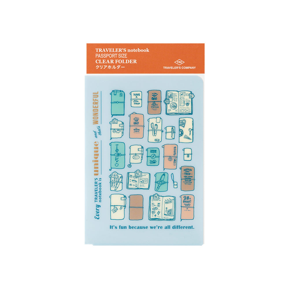 TRAVELER'S Notebook Passport Unique and Wonderful Clear Folder 2027 *Pre-Order 7 September 4pm*
